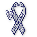 3.5" X 8" Awareness Ribbon Shape Vehicle Magnet - Standard Cutout